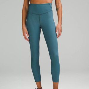 LULULEMON BASE PACE HIGH-RISE TIGHT 25" *TWO-TONE RIBBED SIZE 6